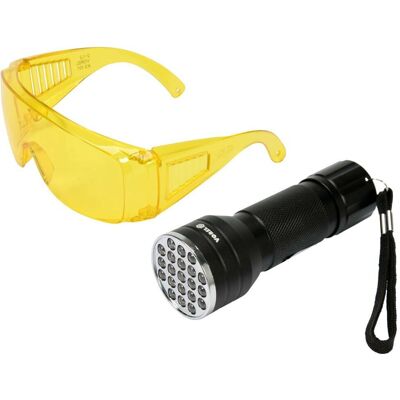 Vorel 82756 UV Taschenlampe - Leckage Detektor, 21 LED, Schwarz Vorel 82756 UV Taschenlampe - Leckage Detektor, 21 LED, Schwarz