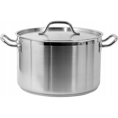 YATO - Soeppan RVS Ø32 x 20 cm - 16,1L - Garnek YATO - Soeppan RVS Ø32 x 20 cm - 16,1L - Garnek