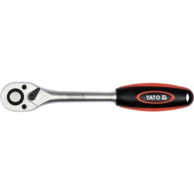 Yato YT-0322 Chave de catraca - 72 dentes, aço CrV, Preto, Vermelho - Tipo de produto Yato YT-0322 Chave de catraca - 72 dentes, aço CrV, Preto, Vermelho - Tipo de produto