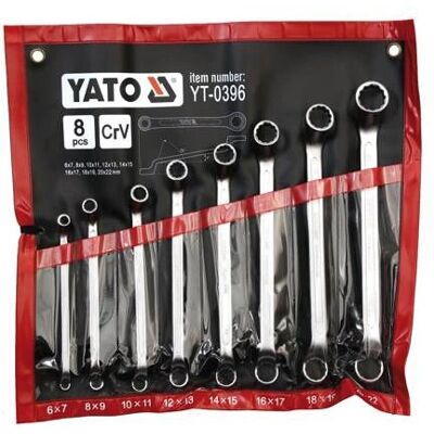 Conjunto de chaves combinadas Yato YT-0396 - 6-22mm, Aço cromado Conjunto de chaves combinadas Yato YT-0396 - 6-22mm, Aço cromado