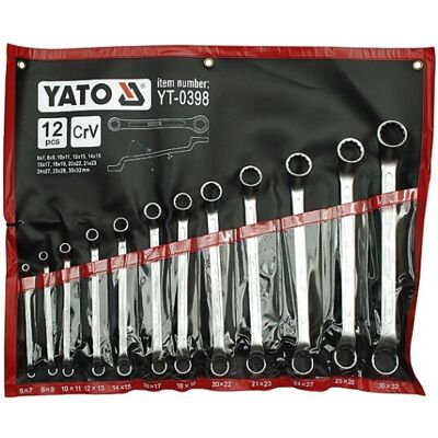 Σετ κλειδιών Yato YT-0398 - 12 τεμάχια σατινέ στροφόμετρα Σετ κλειδιών Yato YT-0398 - 12 τεμάχια σατινέ στροφόμετρα