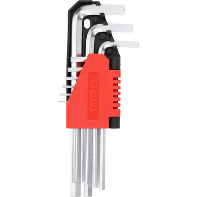 Yato YT-0500 Inbusschlüssel-Set - Hochfestes CrV 6150 Yato YT-0500 Inbusschlüssel-Set - Hochfestes CrV 6150