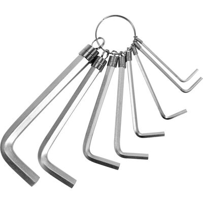 Conjunto de chaves hexagonais YATO YT-0503 - 8 Peças Conjunto de chaves hexagonais YATO YT-0503 - 8 Peças