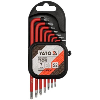 YATO YT-0562, Conjunto de chaves Torx, T9-T30, Segurança YATO YT-0562, Conjunto de chaves Torx, T9-T30, Segurança