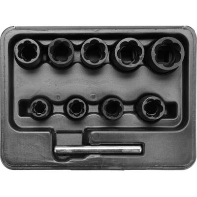 Yato YT-0603 Hylsäsarja - Ammattilainen 3/8" Metrinen 10 Kappaletta Yato YT-0603 Hylsäsarja - Ammattilainen 3/8" Metrinen 10 Kappaletta