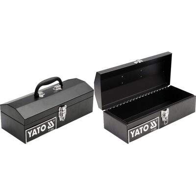 Yato YT-0882 Stahl-Werkzeugkoffer - Kompakt 36x15x11cm - Schwarz Yato YT-0882 Stahl-Werkzeugkoffer - Kompakt 36x15x11cm - Schwarz