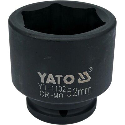 YATO YT-1102 Soquete de impacto - 52mm, encaixe 3/4 polegadas, Hexagonal, Ferramenta de impacto YATO YT-1102 Soquete de impacto - 52mm, encaixe 3/4 polegadas, Hexagonal, Ferramenta de impacto