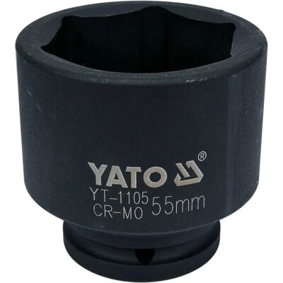 YATO YT-1105 Douille à choc - 55mm, Hexagone, 74mm, 3/4" Entraînement - Publicité YATO YT-1105 Douille à choc - 55mm, Hexagone, 74mm, 3/4" Entraînement - Publicité