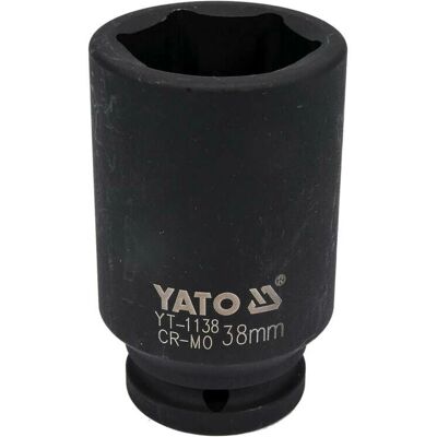 YATO YT-1138 Impact socket - 38mm, 3/4" aandrijving, CrMo materiaal YATO YT-1138 Impact socket - 38mm, 3/4" aandrijving, CrMo materiaal