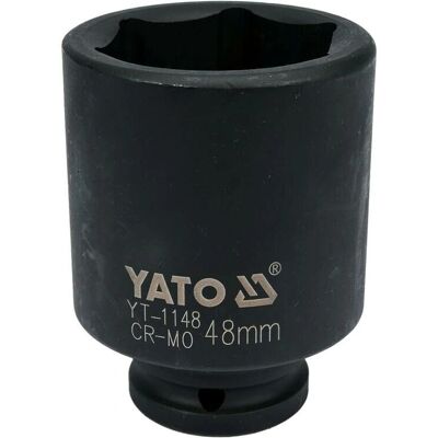 YATO YT-1148 Impact Socket - Impact Socket 48mm 3/4" Hex CrMo YATO YT-1148 Impact Socket - Impact Socket 48mm 3/4" Hex CrMo