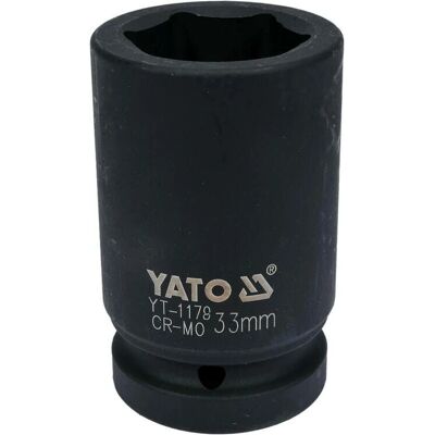 Yato YT-1178 Douille à impact profond 33mm - Jeu de douilles - Publicité Yato YT-1178 Douille à impact profond 33mm - Jeu de douilles - Publicité