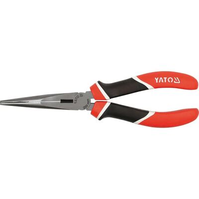 Yato YT-1944 Alicates de ponta - Reto, 200mm, Preto/Vermelho Yato YT-1944 Alicates de ponta - Reto, 200mm, Preto/Vermelho