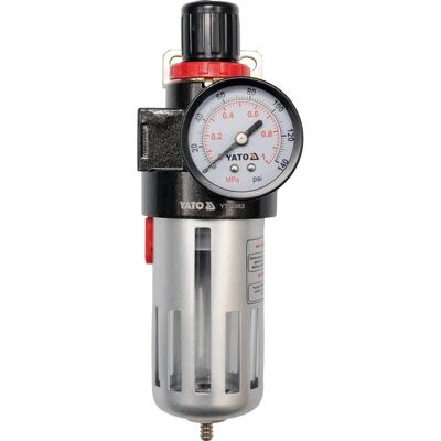 Yato YT-2383 Druckregler mit Manometer - Luftkompressor Zubehör Yato YT-2383 Druckregler mit Manometer - Luftkompressor Zubehör