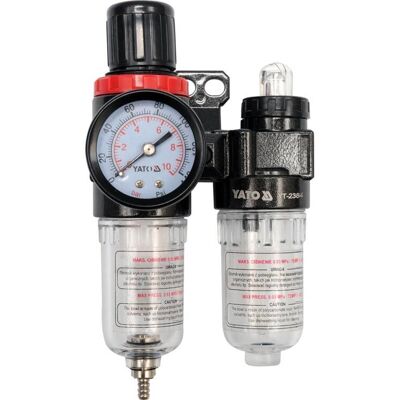 Yato YT-2384 Druckluftzubehör - Filter, Regler & Ölbehälter-Kit Yato YT-2384 Druckluftzubehör - Filter, Regler & Ölbehälter-Kit