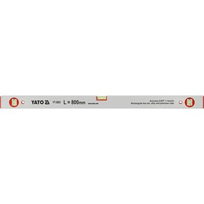 Yato YT-3003 Wasserwaage - Aluminium, 800mm, 3 Libellen Yato YT-3003 Wasserwaage - Aluminium, 800mm, 3 Libellen