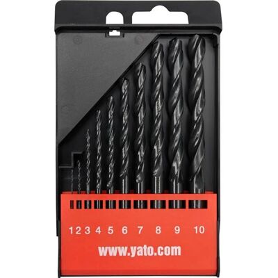 Conjunto de Brocas Yato YT-4461 - Metal, Ferro Fundido, Plástico - 10 pcs Conjunto de Brocas Yato YT-4461 - Metal, Ferro Fundido, Plástico - 10 pcs