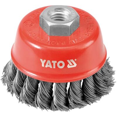 Yato YT-4767 Edelstahl Rotary Werkzeugbürste - 60mm Yato YT-4767 Edelstahl Rotary Werkzeugbürste - 60mm