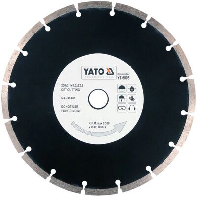 Αξεσουάρ γωνιακού τροχού Yato YT-6005 - Δίσκος κοπής βαρέως τύπου Αξεσουάρ γωνιακού τροχού Yato YT-6005 - Δίσκος κοπής βαρέως τύπου