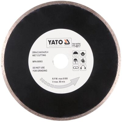 Yato YT-6017 Diamantschneidscheibe - Winkelschleifer-Zubehör Yato YT-6017 Diamantschneidscheibe - Winkelschleifer-Zubehör