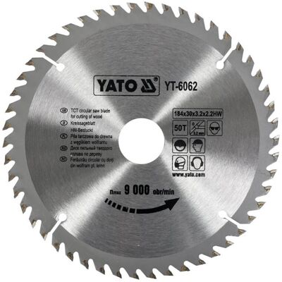 Yato YT-6062 Kreissägeblatt - Holz, Kunststoff - 184mm Yato YT-6062 Kreissägeblatt - Holz, Kunststoff - 184mm