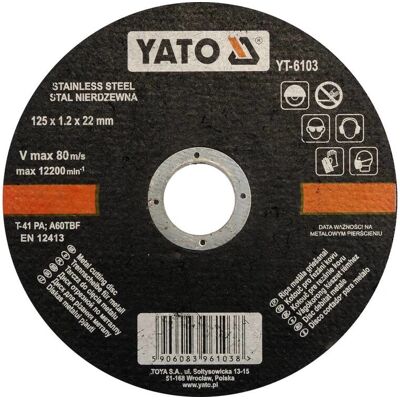 Yato YT-6103 Skivstång - Tillbehör till vinkelslipar Yato YT-6103 Skivstång - Tillbehör till vinkelslipar