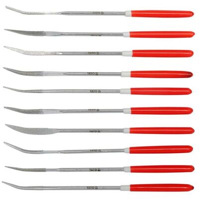 YATO YT-6146 Vijl - Diamant Naaldfijl - 10 stuks YATO YT-6146 Vijl - Diamant Naaldfijl - 10 stuks