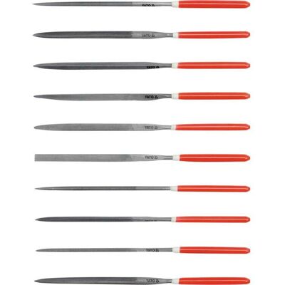 Yato YT-6165 Feilen-Set - Nadelfeilen, 10 Stk Yato YT-6165 Feilen-Set - Nadelfeilen, 10 Stk