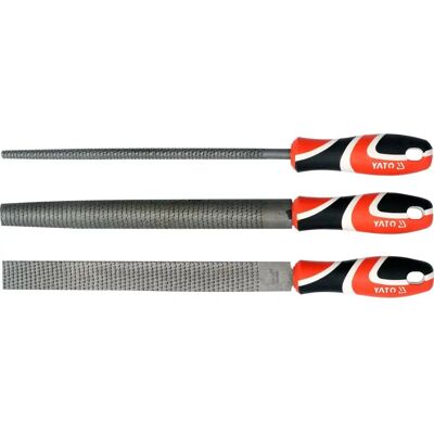 Yato YT-6222 File/Rasp - Set of 3 Wood Rasps 250mm Yato YT-6222 File/Rasp - Set of 3 Wood Rasps 250mm