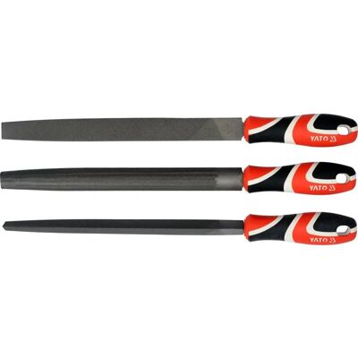 Conjunto de limas Yato YT-6237 - Plano, Semicircular, Triangular Conjunto de limas Yato YT-6237 - Plano, Semicircular, Triangular