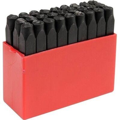 YATO Buchstabenstempel-Set - 27 Stück, 6mm YATO Buchstabenstempel-Set - 27 Stück, 6mm