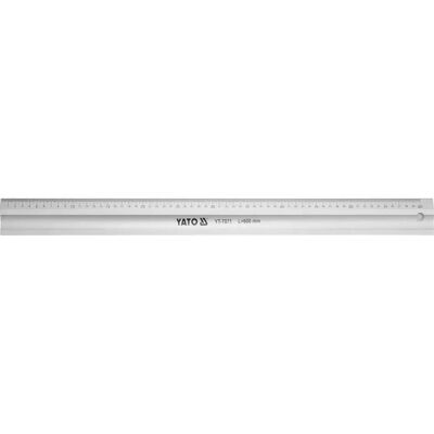 Règle en aluminium Yato YT-7071 - 600mm - École/Bureau/Atelier Règle en aluminium Yato YT-7071 - 600mm - École/Bureau/Atelier