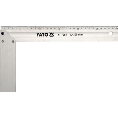 Yato YT-7082 Aluminium Ruler - 350mm Measuring Tool Yato YT-7082 Aluminium Ruler - 350mm Measuring Tool