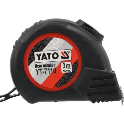 YATO - YT-7110 - 3 m - ABS-gummi - Måttband YATO - YT-7110 - 3 m - ABS-gummi - Måttband