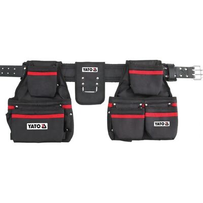 Yato YT-7400 Työkaluvyö - 21 taskua, nyloni, musta - Heavy Duty Yato YT-7400 Työkaluvyö - 21 taskua, nyloni, musta - Heavy Duty