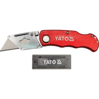 Yato YT-7532 - Couteau utilitaire pliant de sécurité - Couteau utilitaire - Publicité Yato YT-7532 - Couteau utilitaire pliant de sécurité - Couteau utilitaire - Publicité
