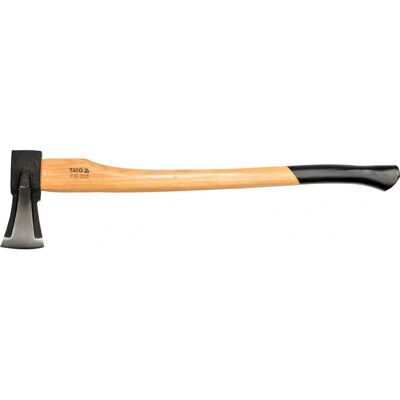 Yato YT-8012 Hache - Tête en acier au carbone, manche en hickory, 2kg, 82cm - Publicité Yato YT-8012 Hache - Tête en acier au carbone, manche en hickory, 2kg, 82cm - Publicité