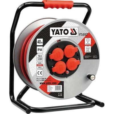 Yato YT-8107 Przedłużacz - 40m, 4 Gniazdka Yato YT-8107 Przedłużacz - 40m, 4 Gniazdka