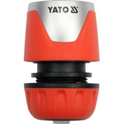 YATO YT-99803 vattenslanganslutning - Vattenslanganslutning, 1/2 tum, ABS, POM, PP, TPR, Svart, Orange, Silver YATO YT-99803 vattenslanganslutning - Vattenslanganslutning, 1/2 tum, ABS, POM, PP, TPR, Svart, Orange, Silver