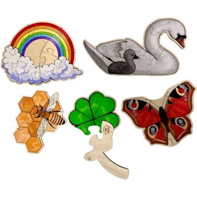 Smart Memories - Puzzles Progressifs en Bois - Puzzle Smart Memories - Puzzles Progressifs en Bois - Puzzle
