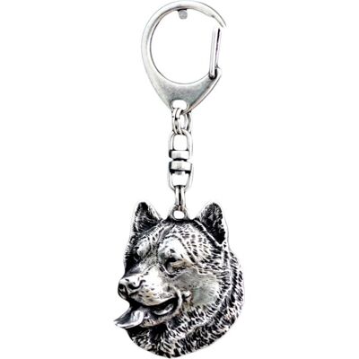 Art-Dog Malamute Hopeanavainperä - Koirarotu Korut Art-Dog Malamute Hopeanavainperä - Koirarotu Korut