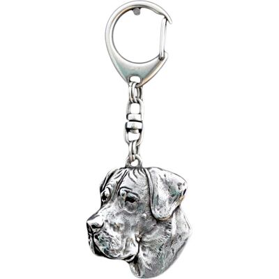 Art-Dog Grand Danemark II Porte-clés Argent - Bijoux de Race - Publicité Art-Dog Grand Danemark II Porte-clés Argent - Bijoux de Race - Publicité