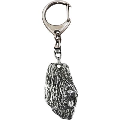 Porte-clés Argenté Berger de Brie I - Bijoux Race de Chien - Publicité Porte-clés Argenté Berger de Brie I - Bijoux Race de Chien - Publicité