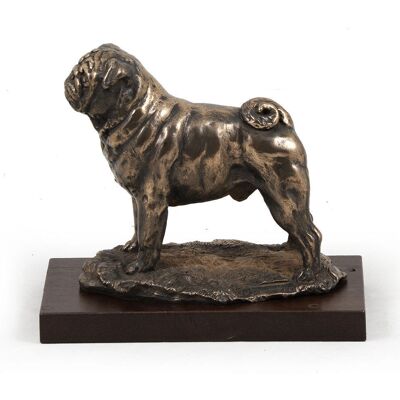 Art-Dog Mops Rzeźba psa - Ograniczona edycja, realistyczna imitacja brązu Art-Dog Mops Rzeźba psa - Ograniczona edycja, realistyczna imitacja brązu