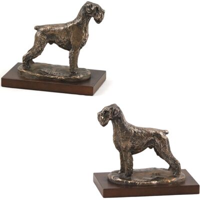Art-Dog Schnauzer I - rzeźba psa - realistyczna figurka z brązu Art-Dog Schnauzer I - rzeźba psa - realistyczna figurka z brązu