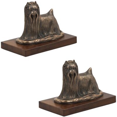 Art-Dog Yorkshire Terrier - figurka psa w imitacji brązu, trofeum, dekoracja biura Art-Dog Yorkshire Terrier - figurka psa w imitacji brązu, trofeum, dekoracja biura