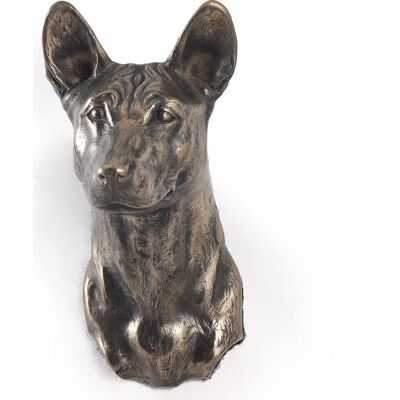 Art-Dog Basenji pies brązowa wisząca rzeźba Art-Dog Basenji pies brązowa wisząca rzeźba