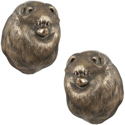 Zawieszona figurka psa Pomeranian Dwarf Spitz - Dekoracja dla miłośników psów Zawieszona figurka psa Pomeranian Dwarf Spitz - Dekoracja dla miłośników psów