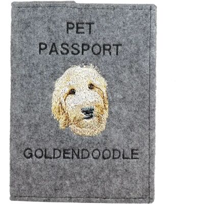 Art-Dog - Goldendoodle - Feutre - Porte-documents - Publicité Art-Dog - Goldendoodle - Feutre - Porte-documents - Publicité