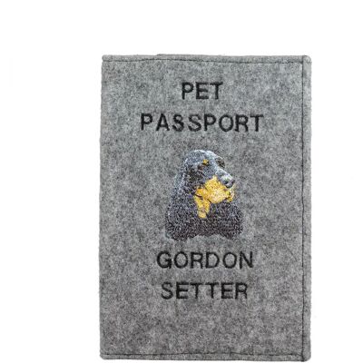Art-Dog - Porte-passeport chien - feutre - 17x12,5 cm - embroidery chien - Porte-passeport - Publicité Art-Dog - Porte-passeport chien - feutre - 17x12,5 cm - embroidery chien - Porte-passeport - Publicité
