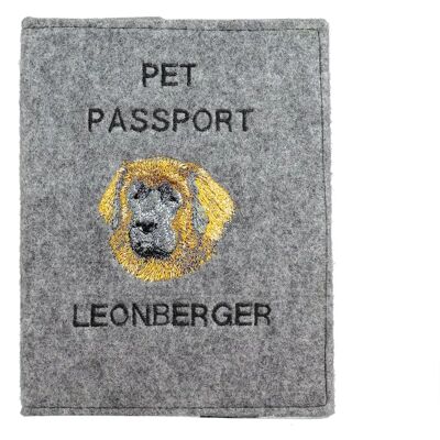 Art-Dog - Passaport chien - Feutre - 17x12.5 - Porte-passeport - Publicité Art-Dog - Passaport chien - Feutre - 17x12.5 - Porte-passeport - Publicité